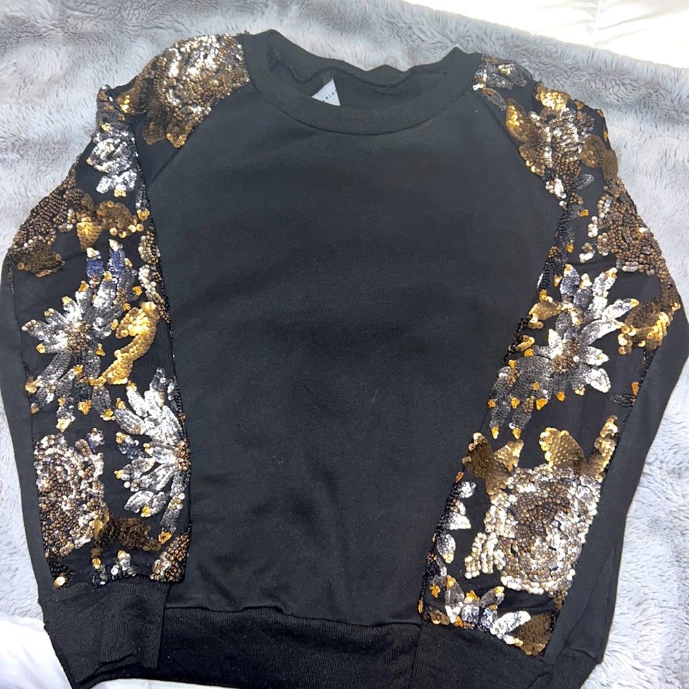 Sequin Sweatshirt - image 1